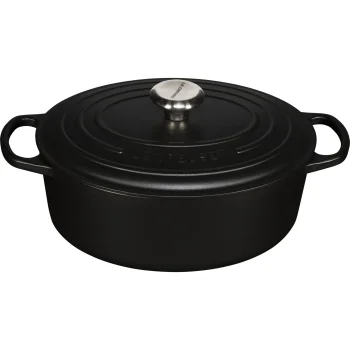 Čuguna sautējamais katls Le Creuset Signature, ovāls, 29 cm, 4.7 l, melns