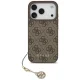 GUESS 4G Charms Collection MagSafe vāciņš iPhone 17 Pro, brūns