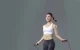 Lecamaukla Yunmai 300cm, Melna | Crossfit Skipping Jumping Speed Rope