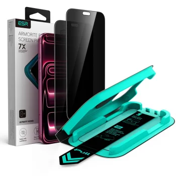Privātuma aizsargstikls ESR UltraFit Armorite Privacy iPhone 18 Pro Max, 2 gab.