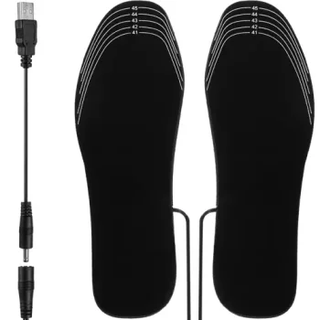 Apsildāmas Sildošās Apavu Zolītes, Kāju Sildītājs ar USB, Izmērs 41-46, 2 gab. | Heated Foot Warmer, Thermal...
