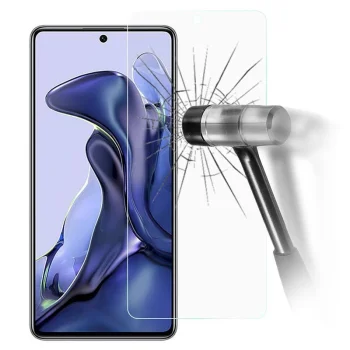 Xiaomi 11T / 11T Pro - Aizsargstikls (Šaurs līdz Izliekumiem) | Tempered Glass Screen Protector