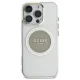 Vāciņš Guess iPhone 16 Pro Max IML Metal Colored Circle MagSafe, pelēks