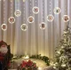 LED Ziemassvētku lampiņas 3m gredzeni ar figūrām DA324A