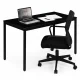 Modernhome NORD-BC virtuves galds / rakstāmgalds 120x60 cm, melns