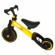 Bērnu trīsritenis ar pedāļiem, balansa velosipēds TRIKE FIX MINI 3in1, Dzeltens | Kids Running Bike Tricycle with...