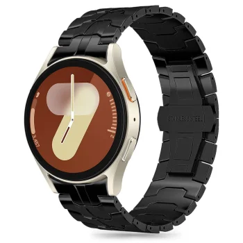 Tech-Protect Stainless siksniņa Galaxy Watch 4/5/5 Pro/6/7/FE melna