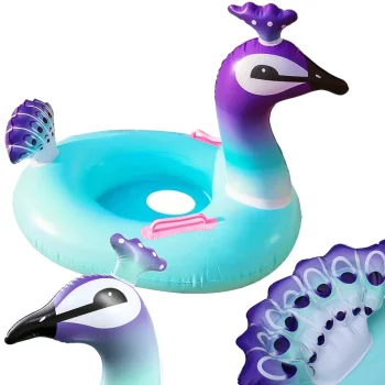 Bērnu piepūšamais peldēšanas riņķis Pāvs, 60 cm