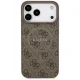 Guess 4G Ring Classic Logo MagSafe vāciņš iPhone 17 Pro Max, brūns