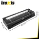 A3 laminators Izoxis 430W ar giljotīnu, stūru noapaļotāju un 110 plēvēm, melns