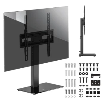 Maclean MC-1240 Universālais TV statīvs, 32-65", līdz 40 kg, VESA 400x400, Melns