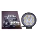 Apaļais auto darba lukturis ar 9 LED, 27W