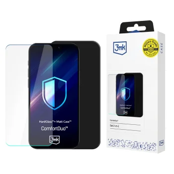 Aizsargstikls un vāciņš 3mk ComfortDuo Samsung Galaxy A17 5G, melns