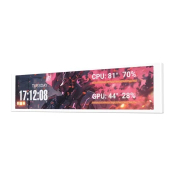 Darkflash V92 9.2" IPS papildu monitors, 1920 x 462, balts