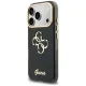 Guess IML 4G Script Metal vāciņš iPhone 17 Pro / 18 Pro, melns