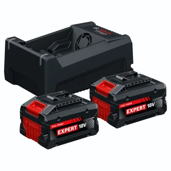 Bosch akumulatoru un lādētāja komplekts 2x EXBA18V-55 + GAL12V/18V-80