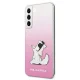 Karl Lagerfeld Choupette Fun vāciņš Samsung Galaxy S22+ - Rozā