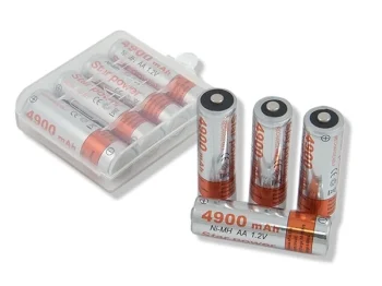 Star Power AA Ni-MH lādējamās baterijas 4900mAh (4 gab.)