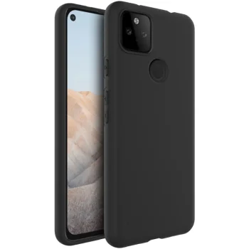 Google Pixel 5a 5G IMAK UC-3 Series Matte Shockproof TPU Protective Cover Case Shell, Black | Silikona Vāciņš...