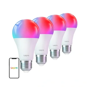 Lepro B2 E27 Wi-Fi LED spuldzes, 1100 lm, 4 gab.