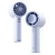 Jisulife Handheld Fan 10 rokas USB ventilators, 4000 mAh, zils