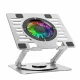 Klēpjdatora dzesēšanas statīvs Wozinsky WDCX-X16-AS CoolBase RGB 360°, sudraba