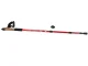 Skandināvu Nūjošana Teleskopiskās Staigāšanas Nūjas 2gab., Sarkanas | Nordic Walking Pole Set