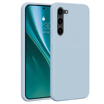Etteri silikona vāciņš Samsung Galaxy S23 Plus gaiši zils