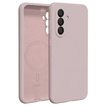 Etteri Silicone Mag vāciņš Samsung Galaxy A37 5G, gaiši rozā