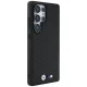 BMW Leather Carbon MagSafe vāciņš Samsung Galaxy S25 Ultra - Melns