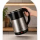 Elektriskā tējkanna 2.5L 1500W, nerūsējošais tērauds, melna/sudraba