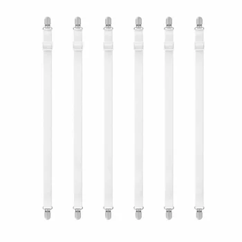 Palagu stiprinājumi un elastīgi klipši 50-230 cm 6 gab, balts