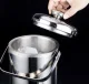 Ledus Spainis Trauks ar Vāku, Standziņām un Karoti, 1.3L | Ice Bucket with Tongs