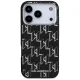 Karl Lagerfeld IML KL Monogram MagSafe vāciņš Apple iPhone 17 Pro, Melns