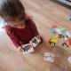 Kruzzel 00022426 koka loģikas puzle ar ģeometriskām figūrām