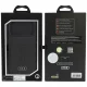 Audi Leather Case MagSafe vāciņš priekš iPhone 18 Pro Max / 17 Pro Max, melns