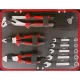 Holzmann WZK119ECO instrumentu kaste ar instrumentu komplektu, 119 gab.