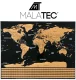 Nokasāmā Ceļotāja Pasaules Karte Plakāts 82x59cm, Lieliska dāvana 23442 (ar aksesuāriem) | World Map Scratch Card