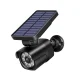 Forever Light Sunari FLS-25 saules LED lampa ar PIR kustības sensoru un kameras mulāžu, 4W 300lm, melna