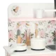 Bērnu koka virtuve MDF Lulilo FLoro ar traukiem 82cm, Rozā | Children\'s Wooden Kitchen