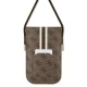 Guess universāla tālruņa somiņa Wallet 4G Stripes, brūna