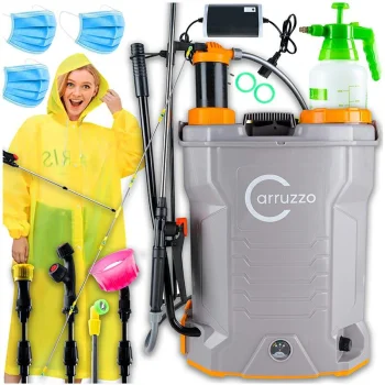 Carruzzo 2in1 Mugursomas spiediena smidzinātājs ar akumulatoru 16L