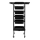Gabbiano X11-9 Frizieru ratiņi melni