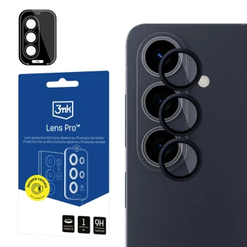 3mk Lens Protection Pro hibrīda aizsargstikls kamerai Samsung Galaxy S26 Pro, melns