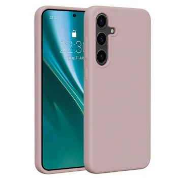 Etteri Silicone Case vāciņš Samsung Galaxy S24 Plus, gaiši rozā