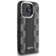 DKNY iPhone 16 Pro vāciņš Leather Checkered Mono Pattern MagSafe, melns