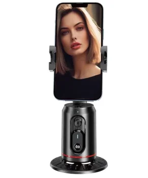 AI sekošanas statīvs T-Phox iCircle ar 360° sejas izsekošanu, melns