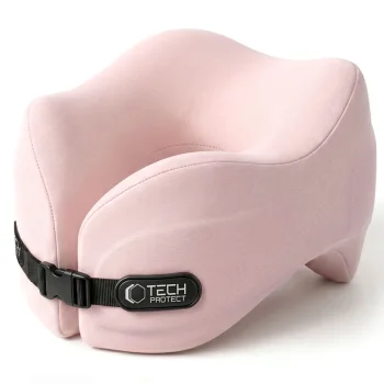 Tech-Protect ComfortRest ceļojumu kakla spilvens, rozā