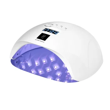 Ocho Nails X13 UV/LED nagu lampa 65W ar spoguļpamatni, balta