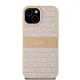 DKNY iPhone 15 vāciņš Mono Stripe & Metal Logo, rozā